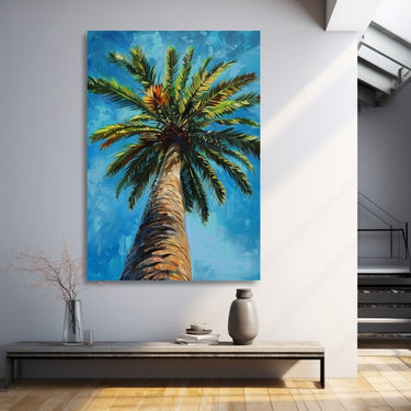 Palm Tree Acrylic Painting
